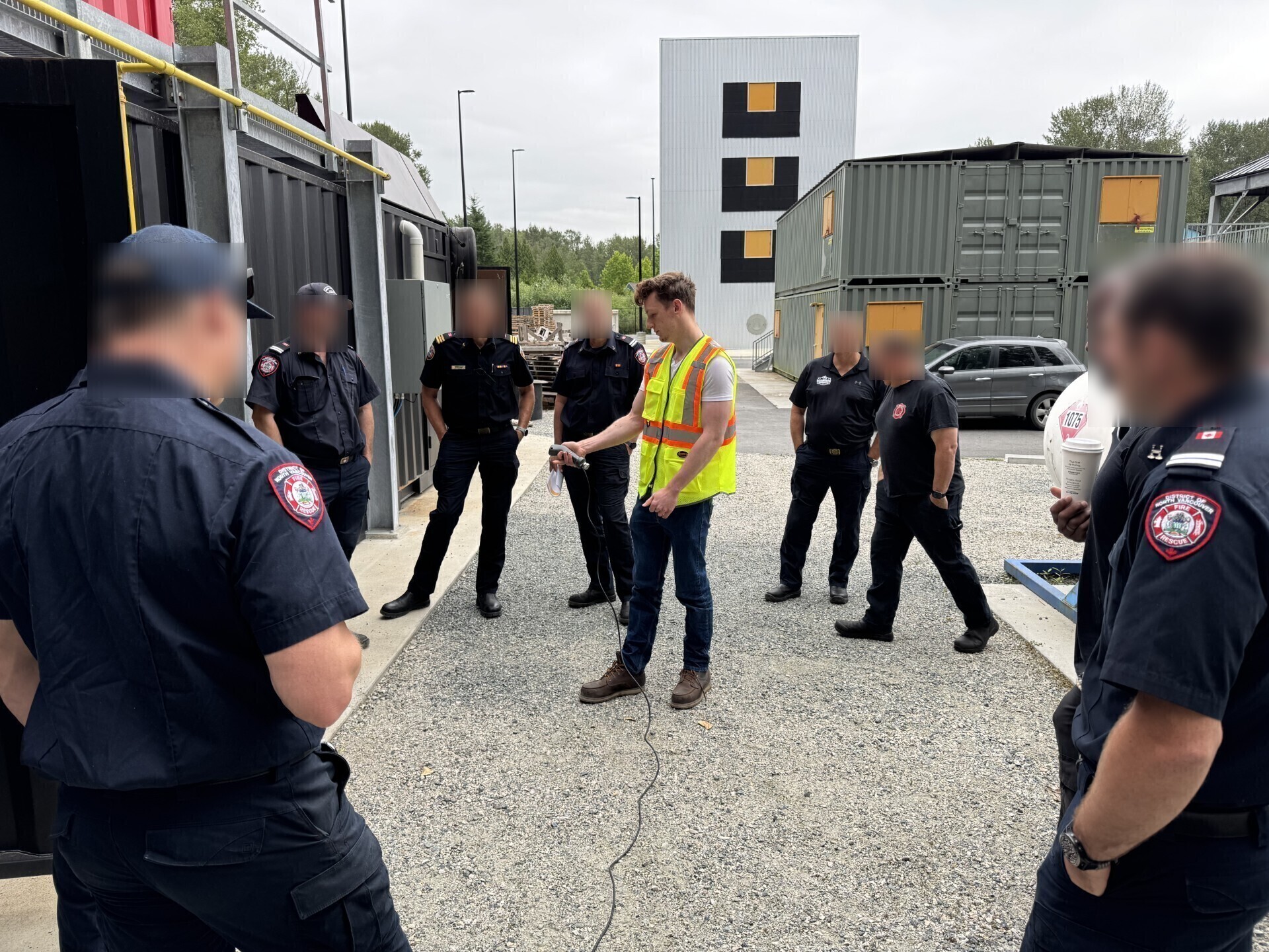 Working with Fire Fighters